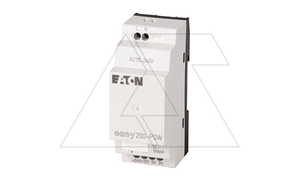 Блок питания импульсный EASY200-POW 8.4W, 0.35A/0.02A, 85...264VAC/24VDC/12VDC, DIN35, винт. клеммы, пл. корпус