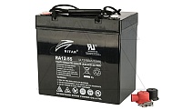 Батарея аккумуляторная Ritar RA12-55A, F11(M6), 12V/55Ah, 216x229x138 HxLxW, 15kg, 12 лет