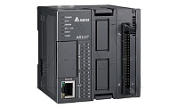 Программируемый логический контроллер AS332T-A, 16DI, 16TO(NPN), 24VDC, 128K шагов, 2xRS485, USB, microSD, CANopen, Ethernet