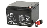 Батарея аккумуляторная Ritar RT12280, F3(M5), 12V/28Ah, 125x166x176 HxLxW, 8.1kg, 6-8 лет