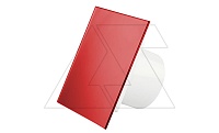Панель декоративная для вентиляторов dRim Ø100/125мм, универсальная, стекло, красный