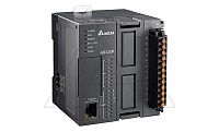 Программируемый логический контроллер AS320P-B, 8DI, 12TO(PNP), 24VDC, 128K шагов, 2xRS485, USB, microSD, Ethernet