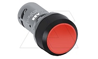 Кнопка CP1-10R-11, красная, без фиксации, 1NO+1NC, 1A, IP66, пластик, 22mm