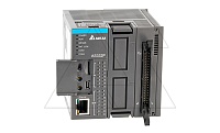 Программируемый логический контроллер AS332P-A, 16DI, 16TO(PNP), 24VDC, 128K шагов, 2xRS485, USB, microSD, CANopen, Ethernet