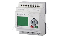 Программируемый логический контроллер PR-12AC-R, 110_240VAC, 8DI, 4RO, RTC, RS232, ЖКИ, нерасширяемый