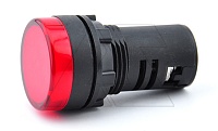 Светосигнальная арматура SEL 230VDC, 22mm, IP65, красная