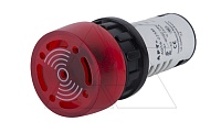 Акустическое сигнальное устройство (зуммер) AD16-22, 220VAC/DC, с подсветкой, 80dB, 22mm, IP31