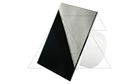 Панель декоративная для вентиляторов dRim Ø100/125мм, универсальная, стекло, черный глянец