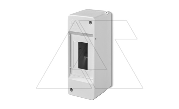 Коробка электротехническая для пломбировки MINI S-2, 2M, без клемм и дверцы, 141x53x66mm, IP20