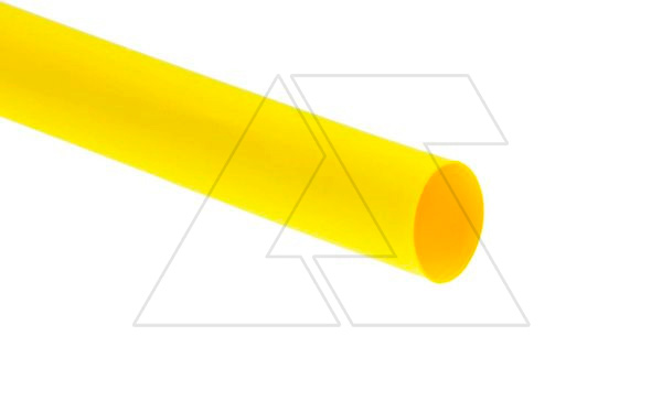 Термоусаживаемая трубка желтая 6,5/3 для провода d=3,1...5,4мм