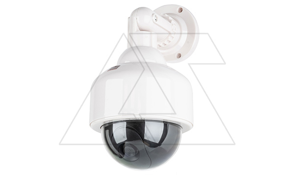 Муляж вращающейся камеры Virone c LED-индикатором, внутри и снаружи помещений, белый корпус, питание 2x1,5V AA-батарейки