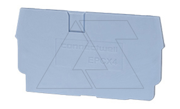 Крышка концевая EPCX4 /1,5mm, для клемм CX4,CXG4,CP4,CPG4, серая
