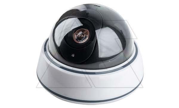 Муляж камеры Virone c LED-индикатором, внутри и снаружи помещений, белый корпус, питание 3x1,5V AA-батарейки
